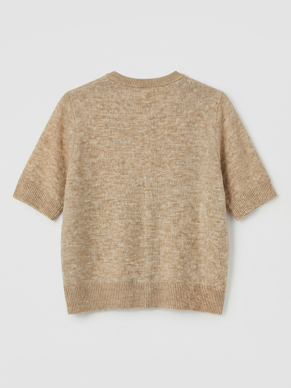 Strickjacke Mit Rundhalsausschnitt Für Damen-4