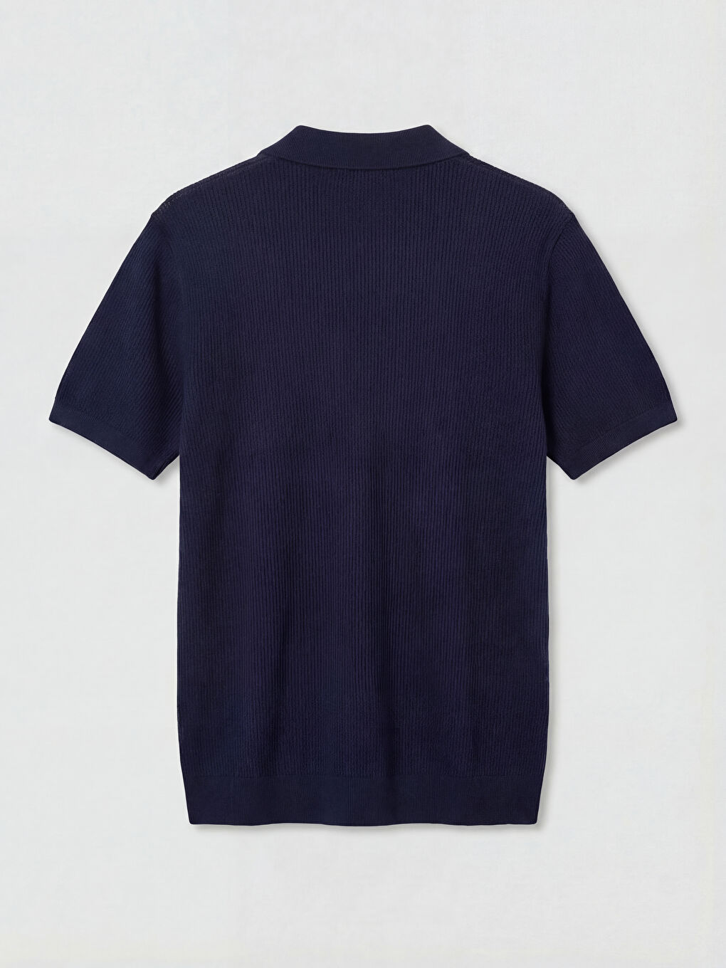 Lacivert Polo Yaka Erkek Triko Tişört-5