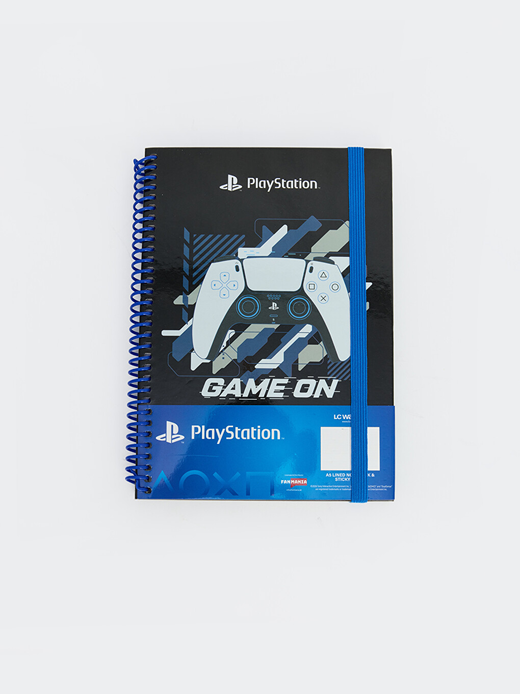 Playstation Licensed Striped Notebook