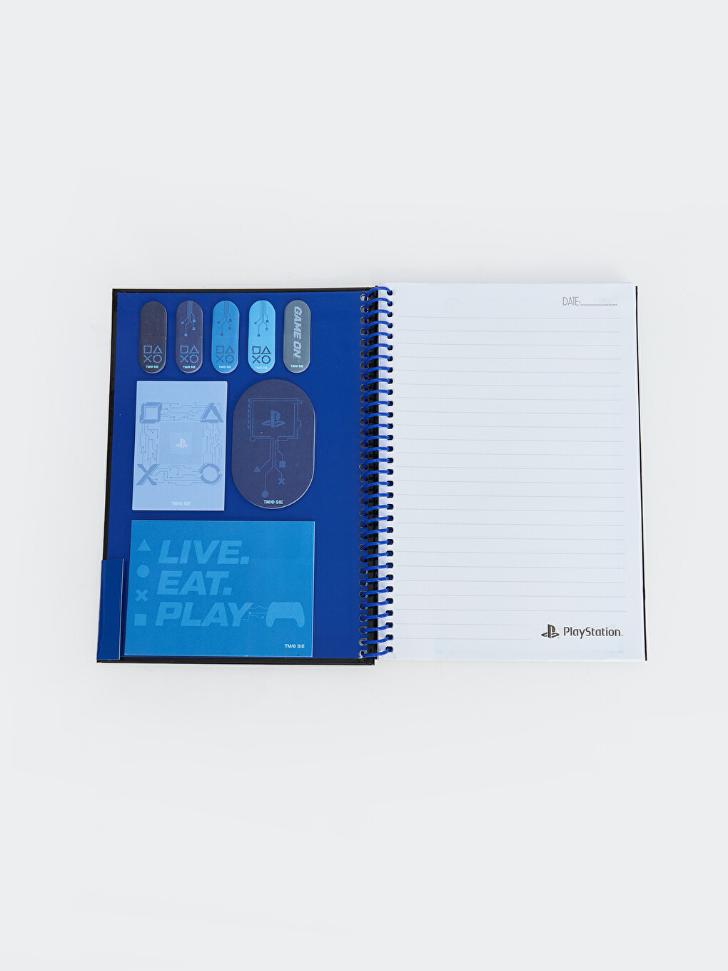 Playstation Licensed Striped Notebook-1