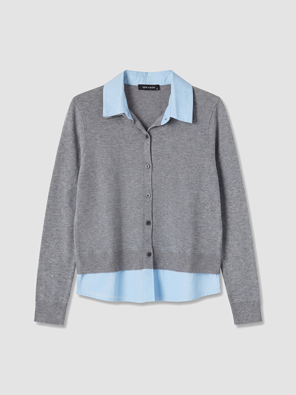 Shirt Collar Women's Knitwear Cardigan-4