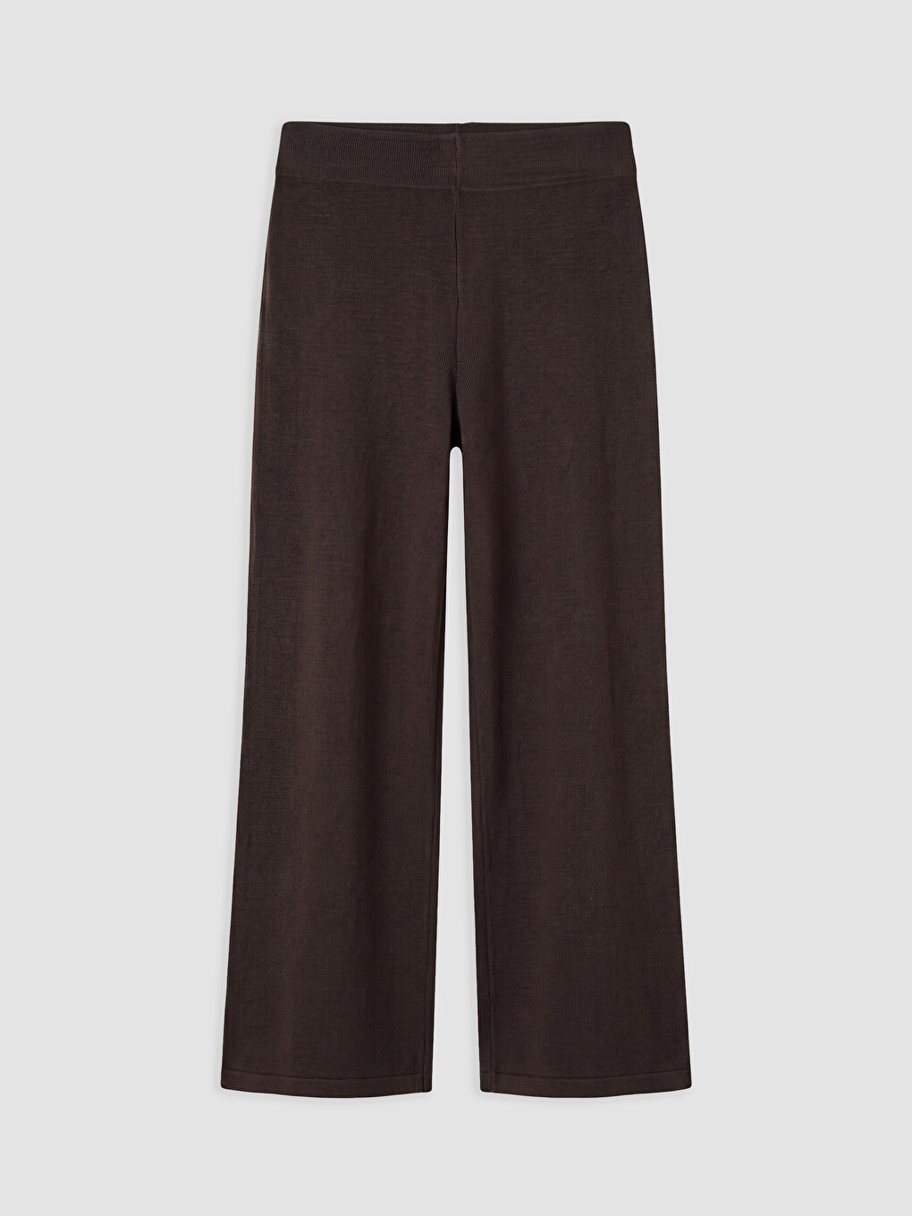 Wide Leg Women's Knitwear Trousers-4