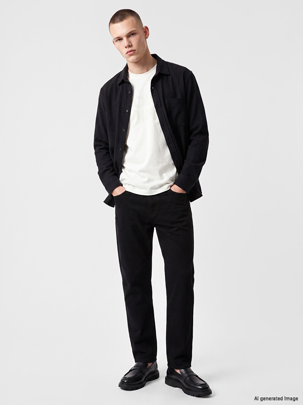 Man Black Overshirt-1