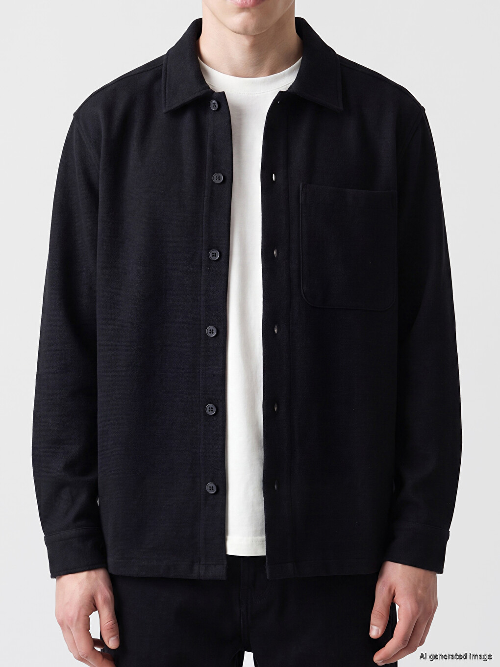 Man Black Overshirt-2