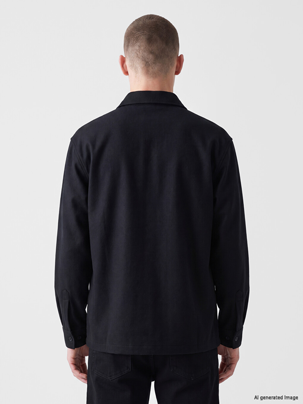 Man Black Overshirt-3
