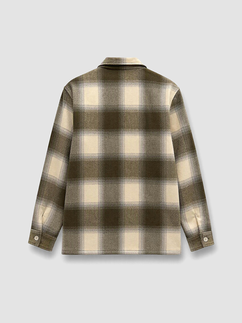 Relax Fit Plaid Men's Shirt Jacket-2