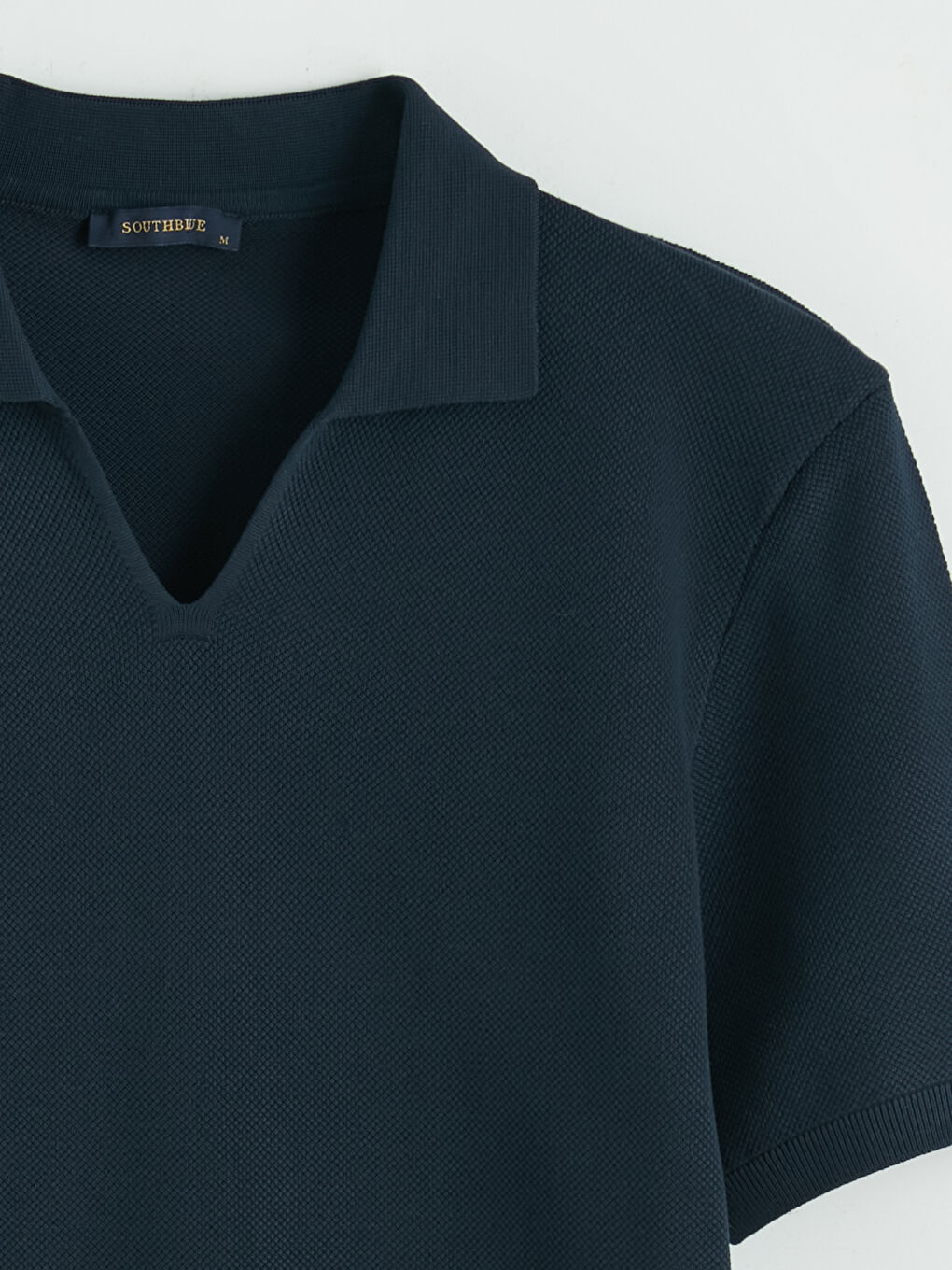 Lacivert Polo Yaka Erkek Triko Tişört-4