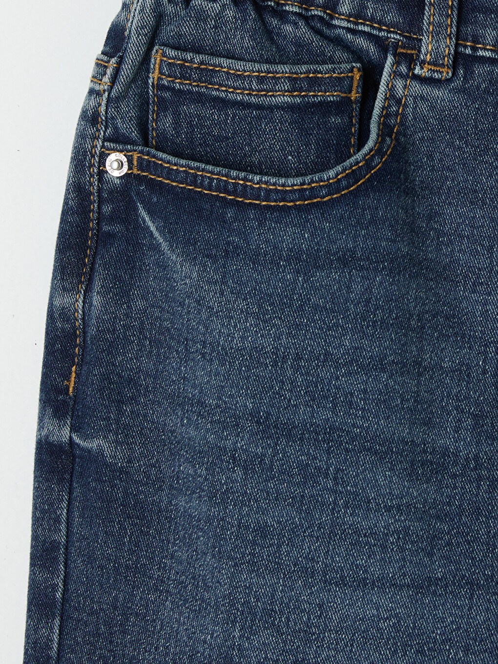 Elastic Waist Slim Mom Women's Jeans-5