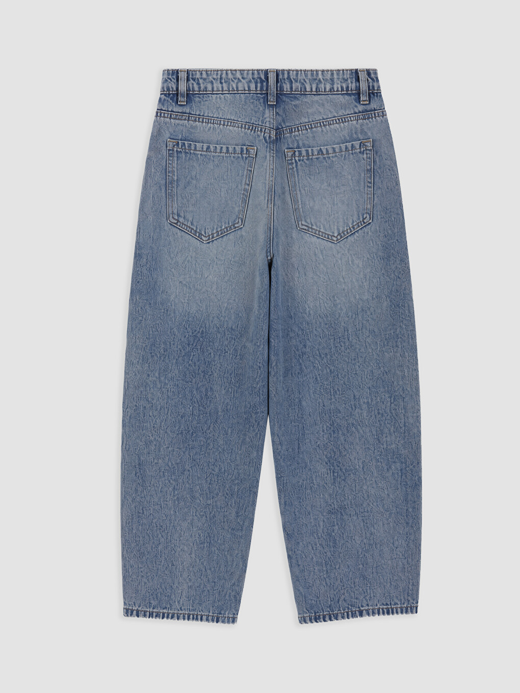 Barrel Fit Kadın Jean Pantolon-5