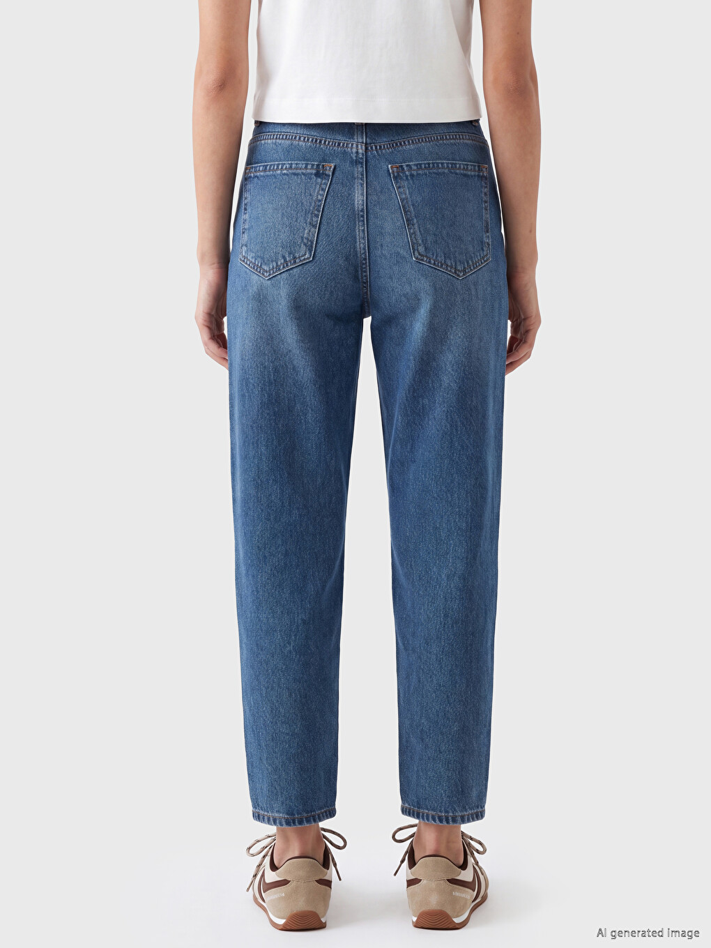 Barrel Fit Women's Jeans-3