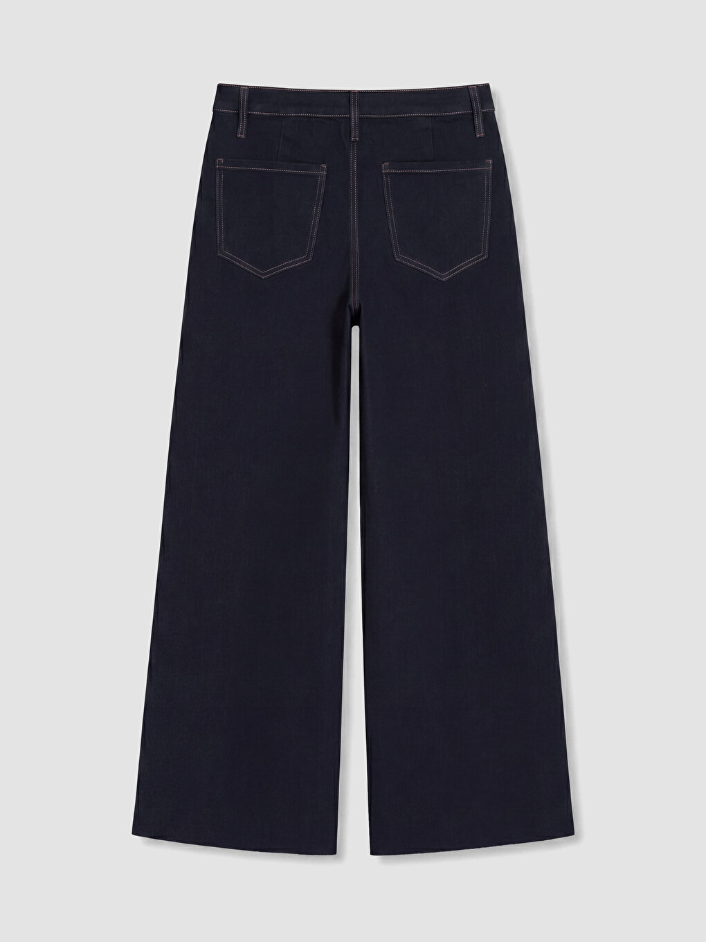 High Waisted Wideleg Women's Jeans-6