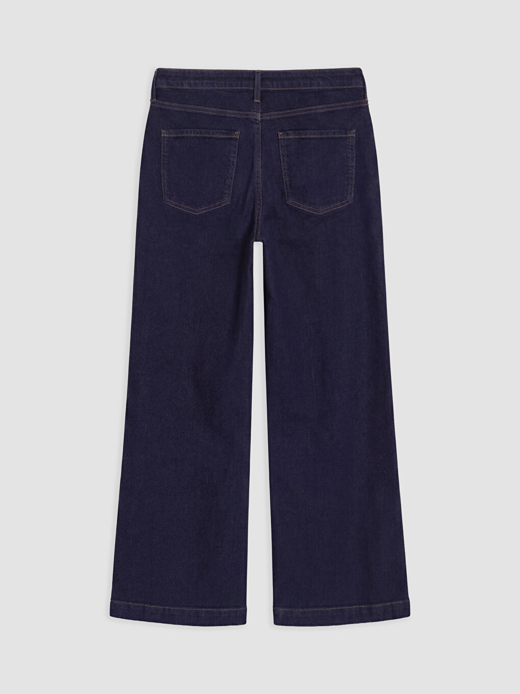 High Waist Wideleg Fit Women's Jeans-5