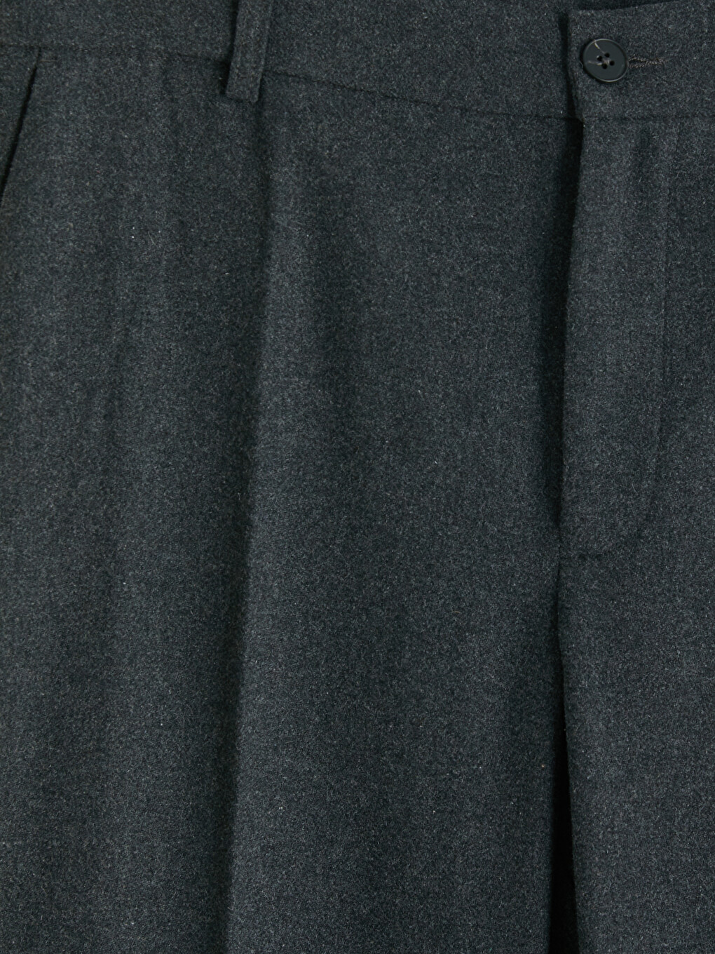 Standard Fit Men's Textured Pleated Trousers-6