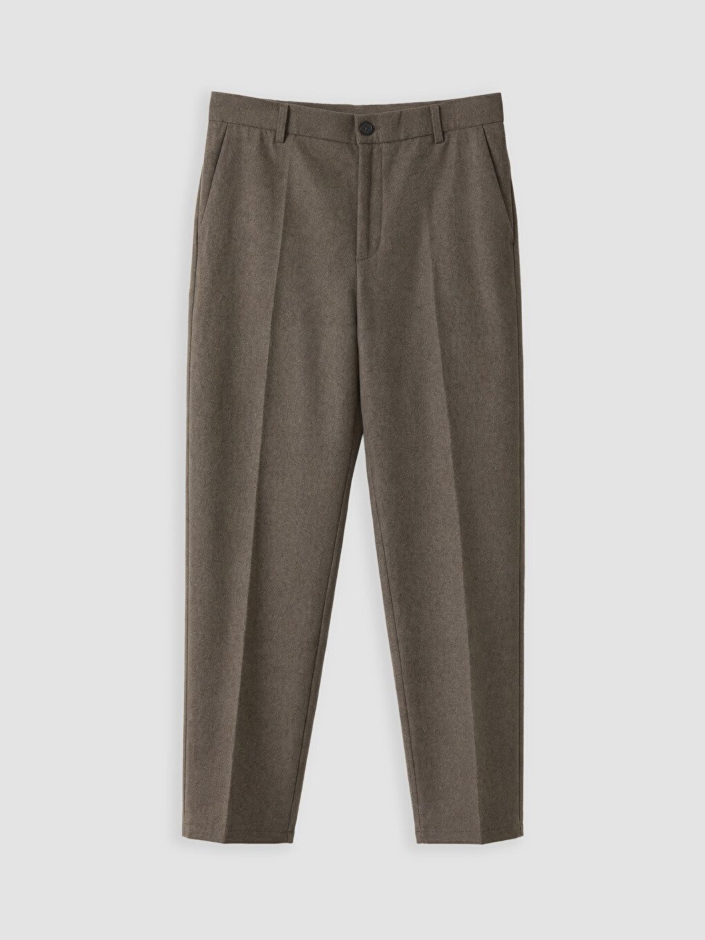 Standard Fit Textured Pleated Men's Trousers