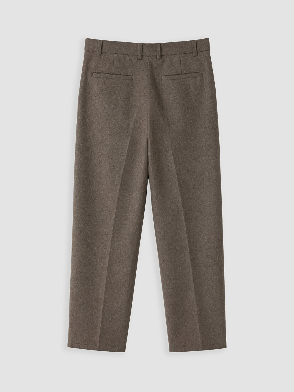 Standard Fit Textured Pleated Men's Trousers-2