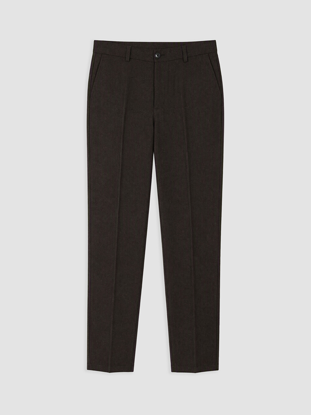 Regular Fit Textured Fabric Men's Trousers-4