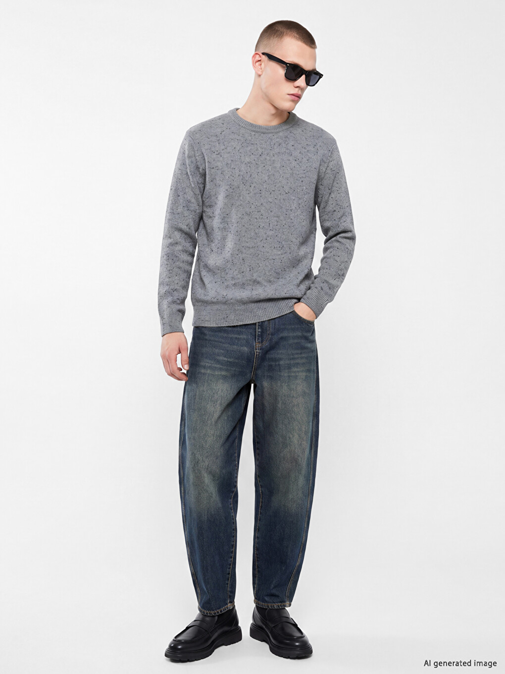 İndigo 710 Loose Fit Erkek Jean Pantolon-1