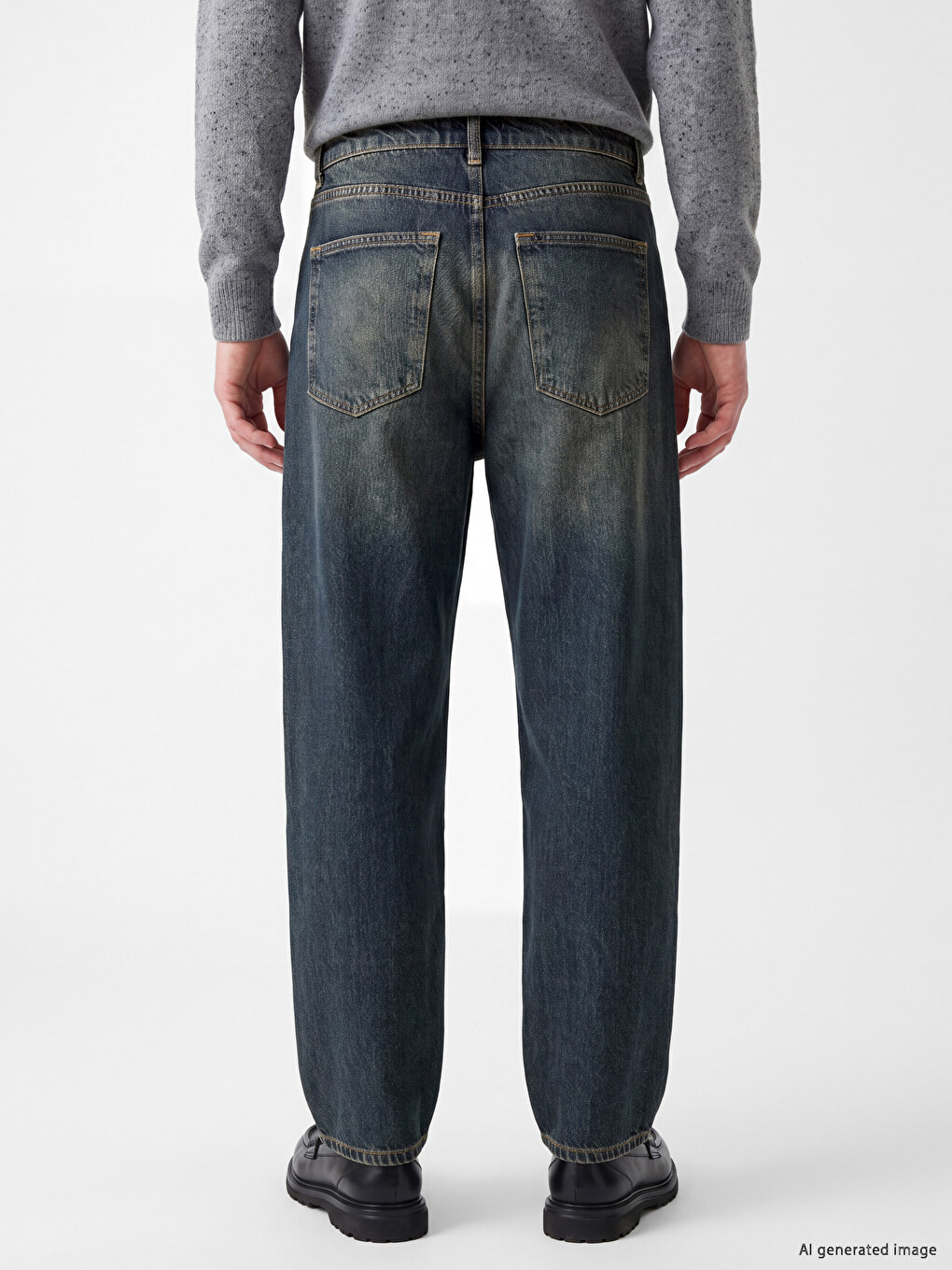 İndigo 710 Loose Fit Erkek Jean Pantolon-3