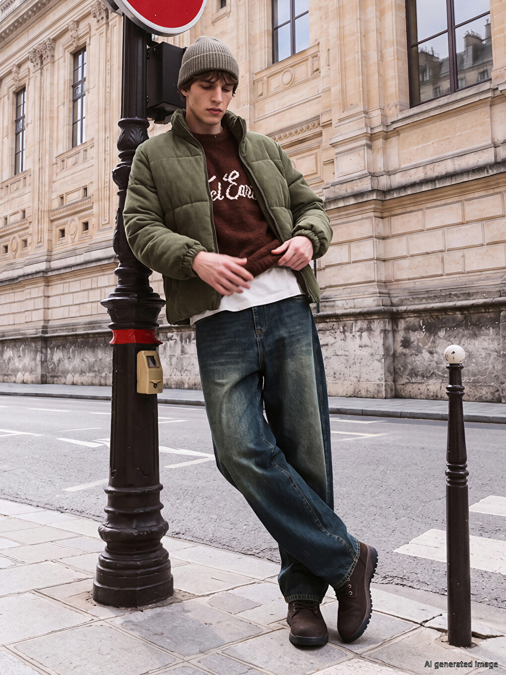 Man Indigo Jeans