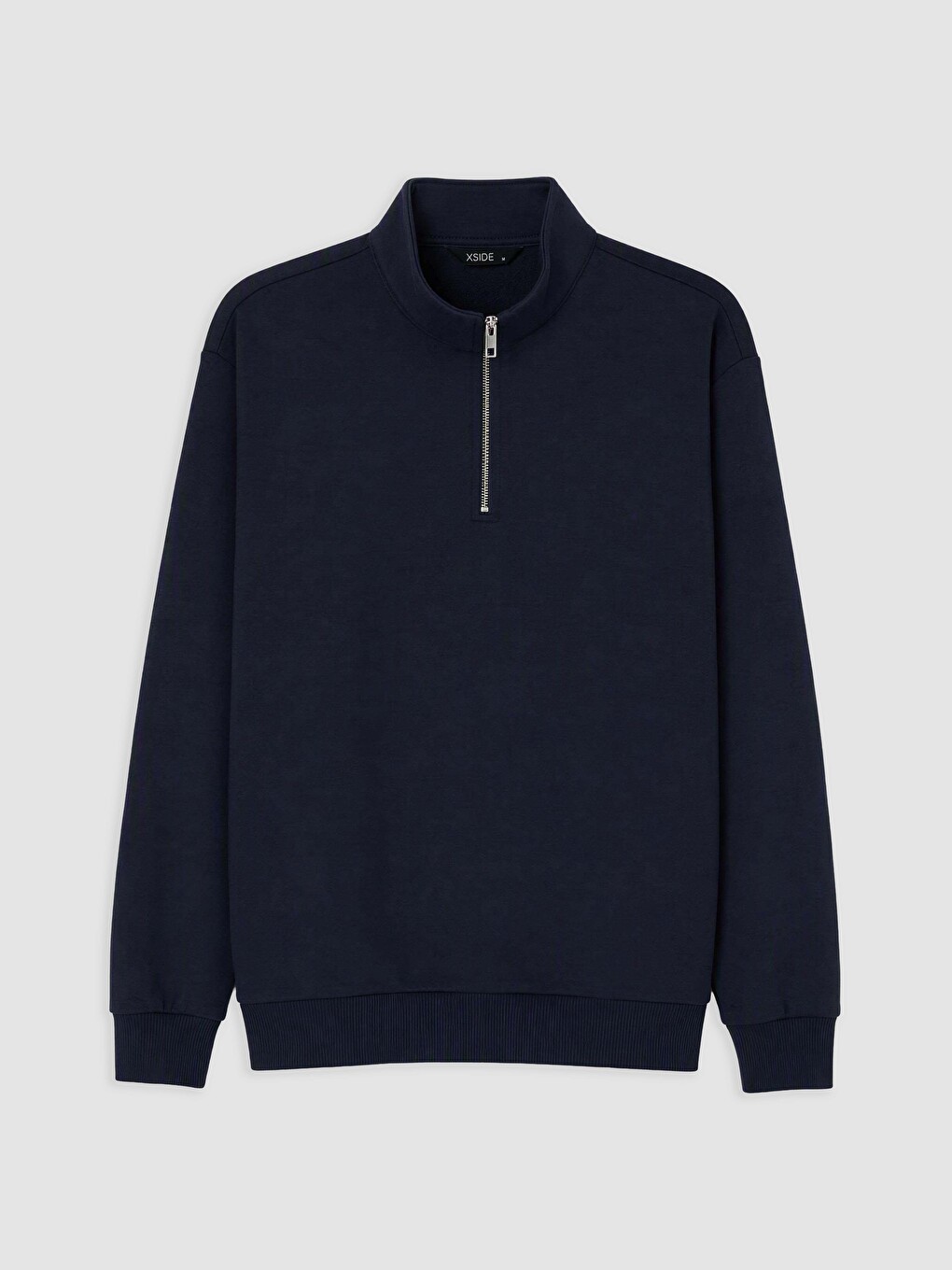 Bluza Sportive E Trashë Me Jakë Të Ngritur Për Burra Sweatshirt