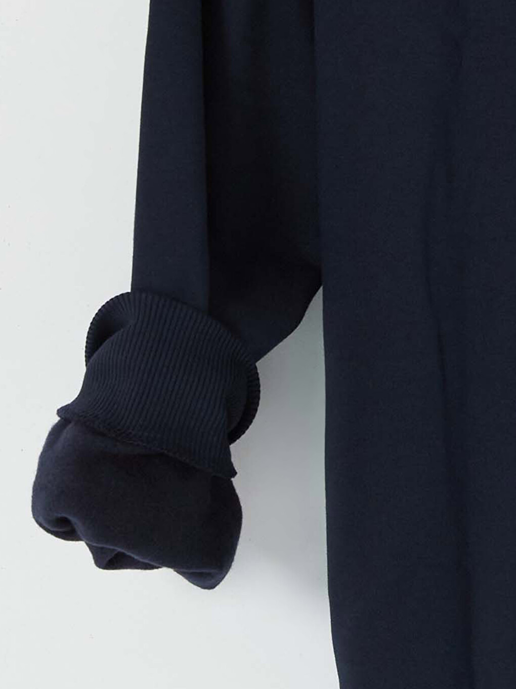 Bluza Sportive E Trashë Me Jakë Të Ngritur Për Burra Sweatshirt-3