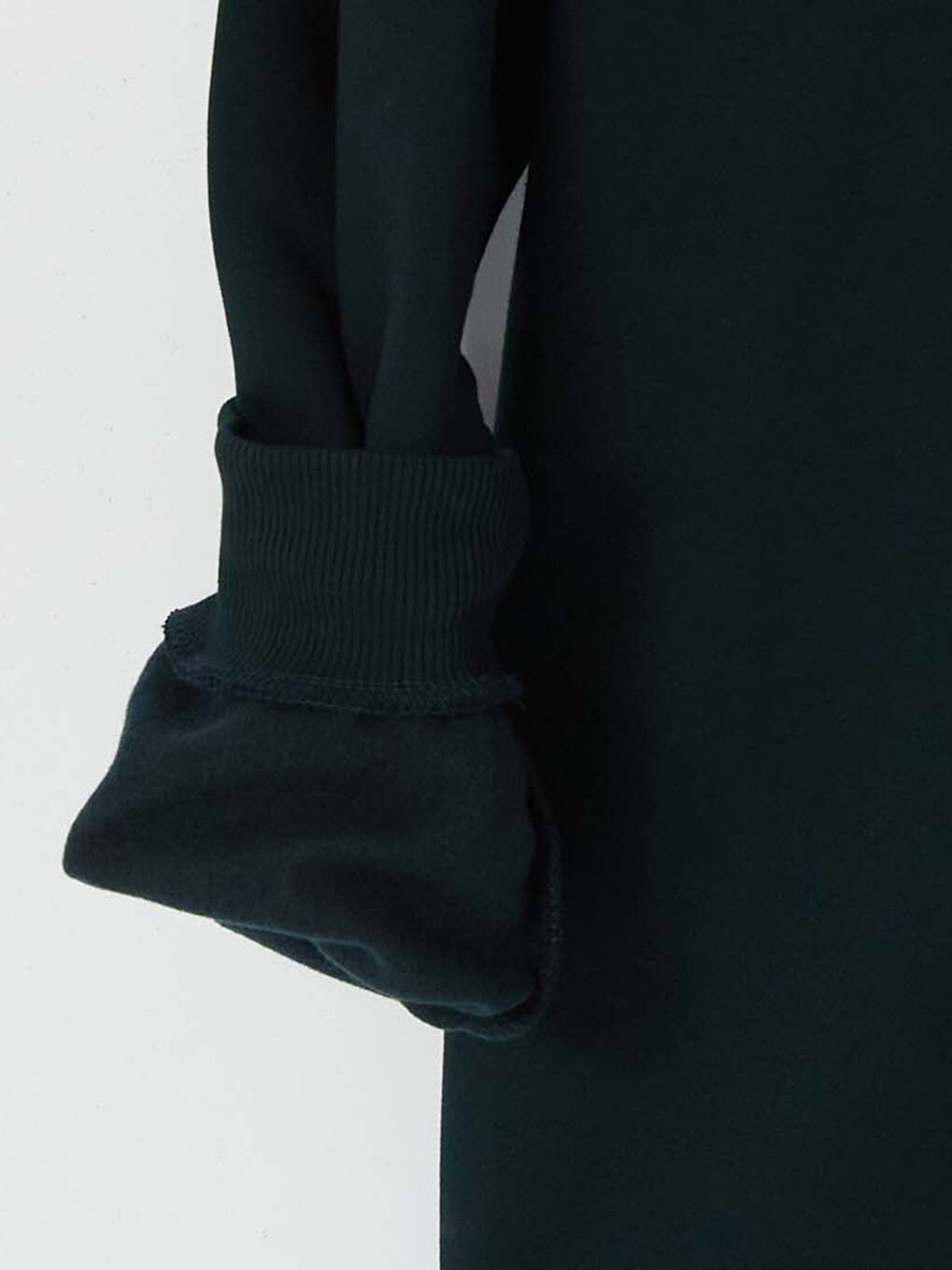 Bluza Sportive E Trashë Me Jakë Të Ngritur Për Burra Sweatshirt-3