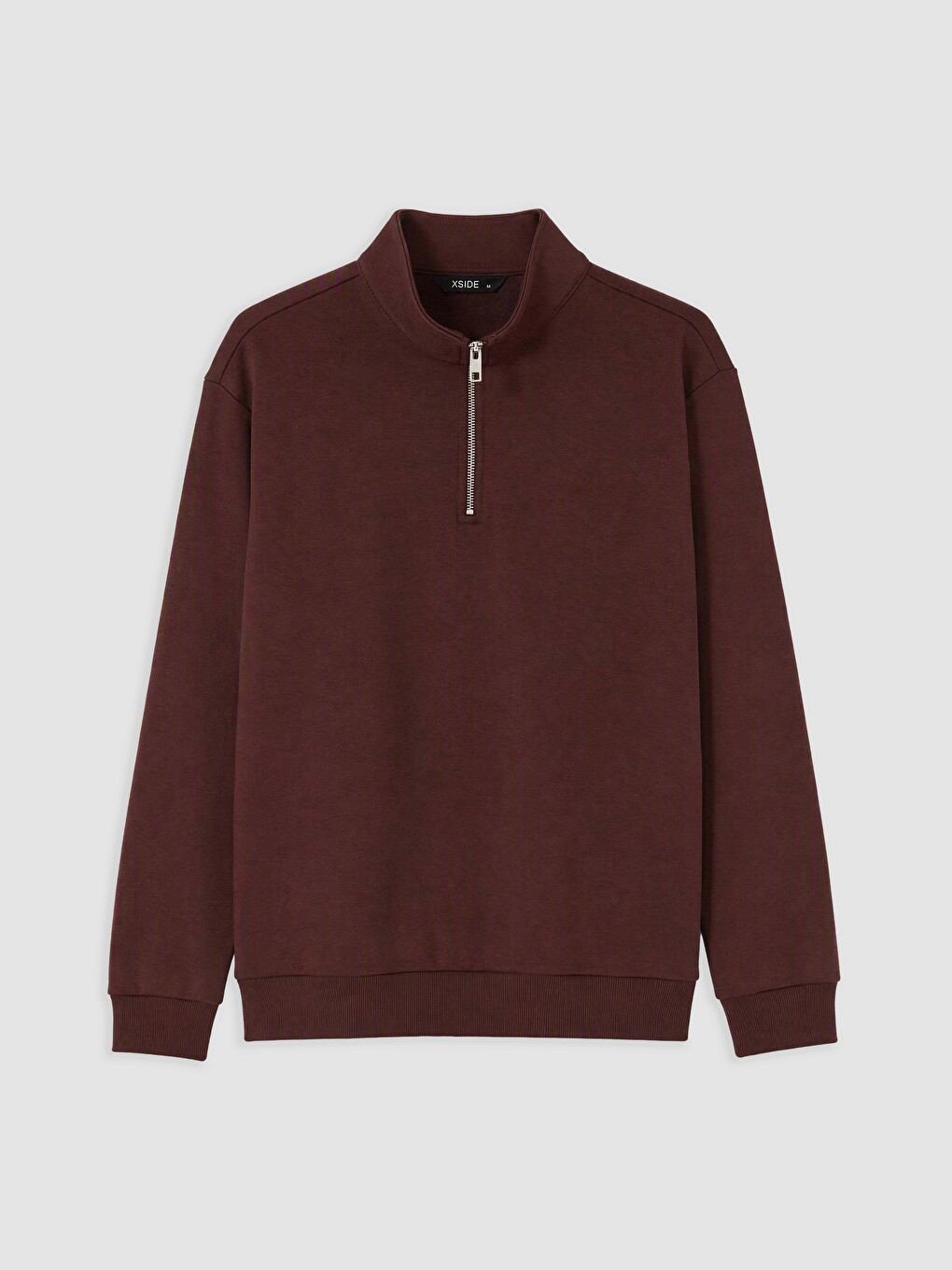 Bluza Sportive E Trashë Me Jakë Të Ngritur Për Burra Sweatshirt