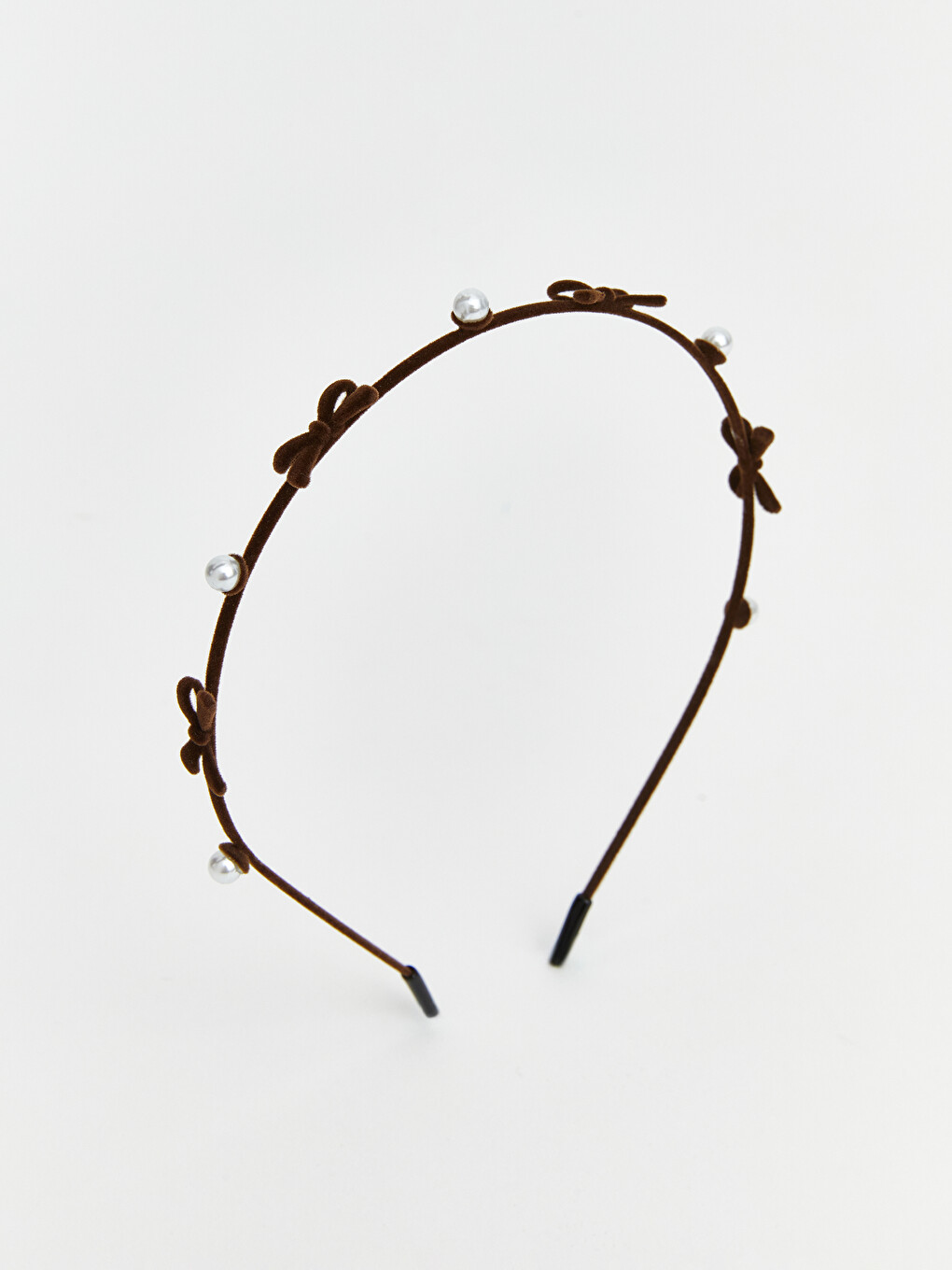 2 Pack Bow And Stone Chain Detailed Headband Set-2