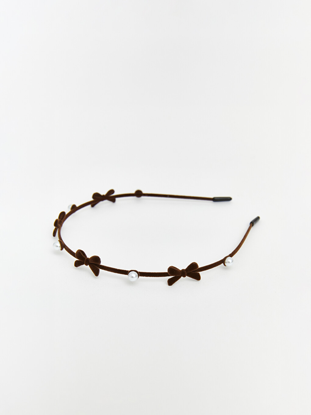 2 Pack Bow And Stone Chain Detailed Headband Set-3