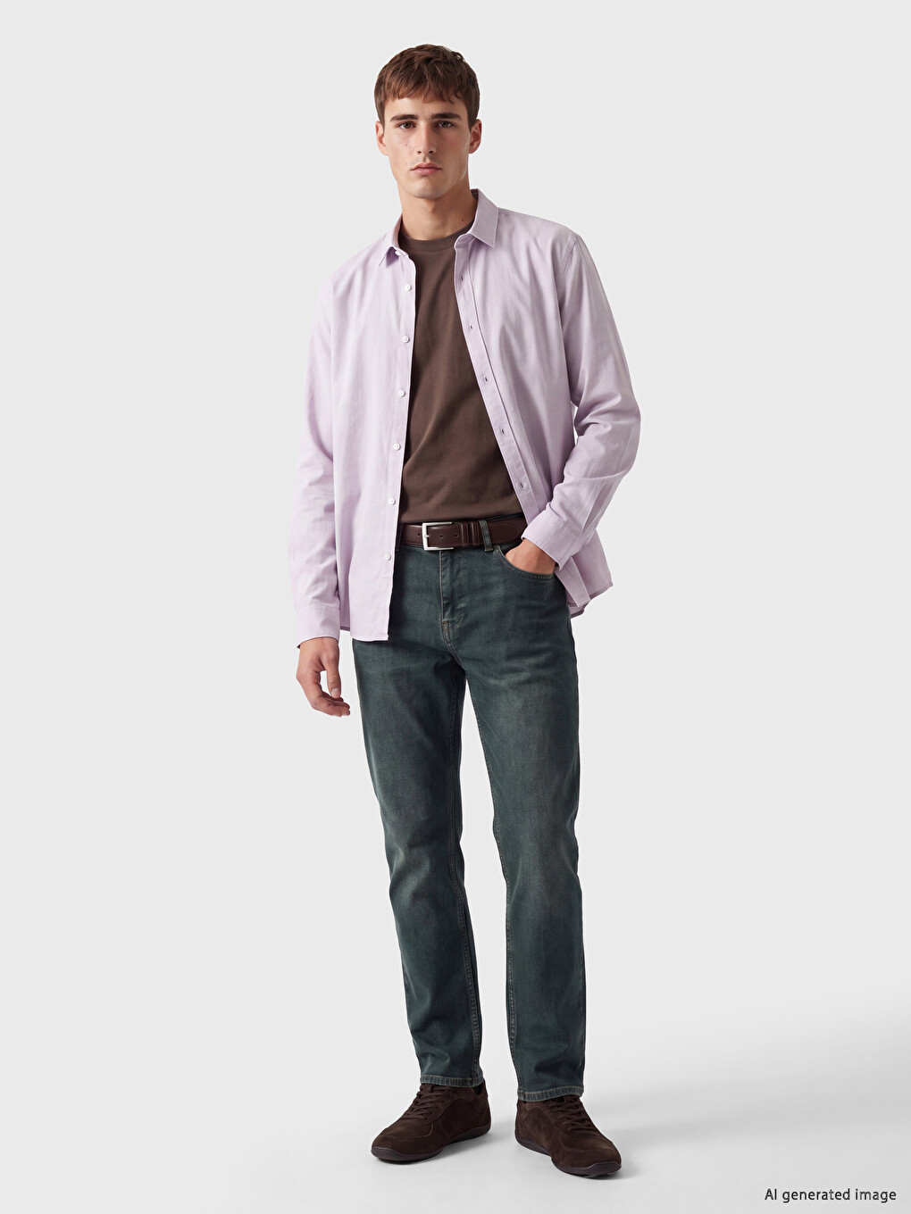 Yeşil 779 Regular Fit Erkek Jean Pantolon-1