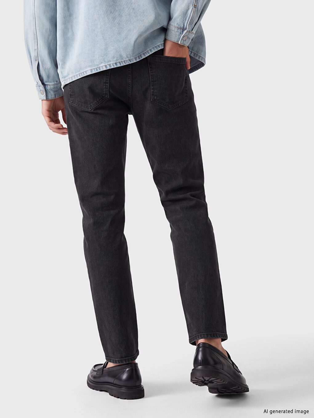 Gri 779 Regular Fit Erkek Jean Pantolon-3