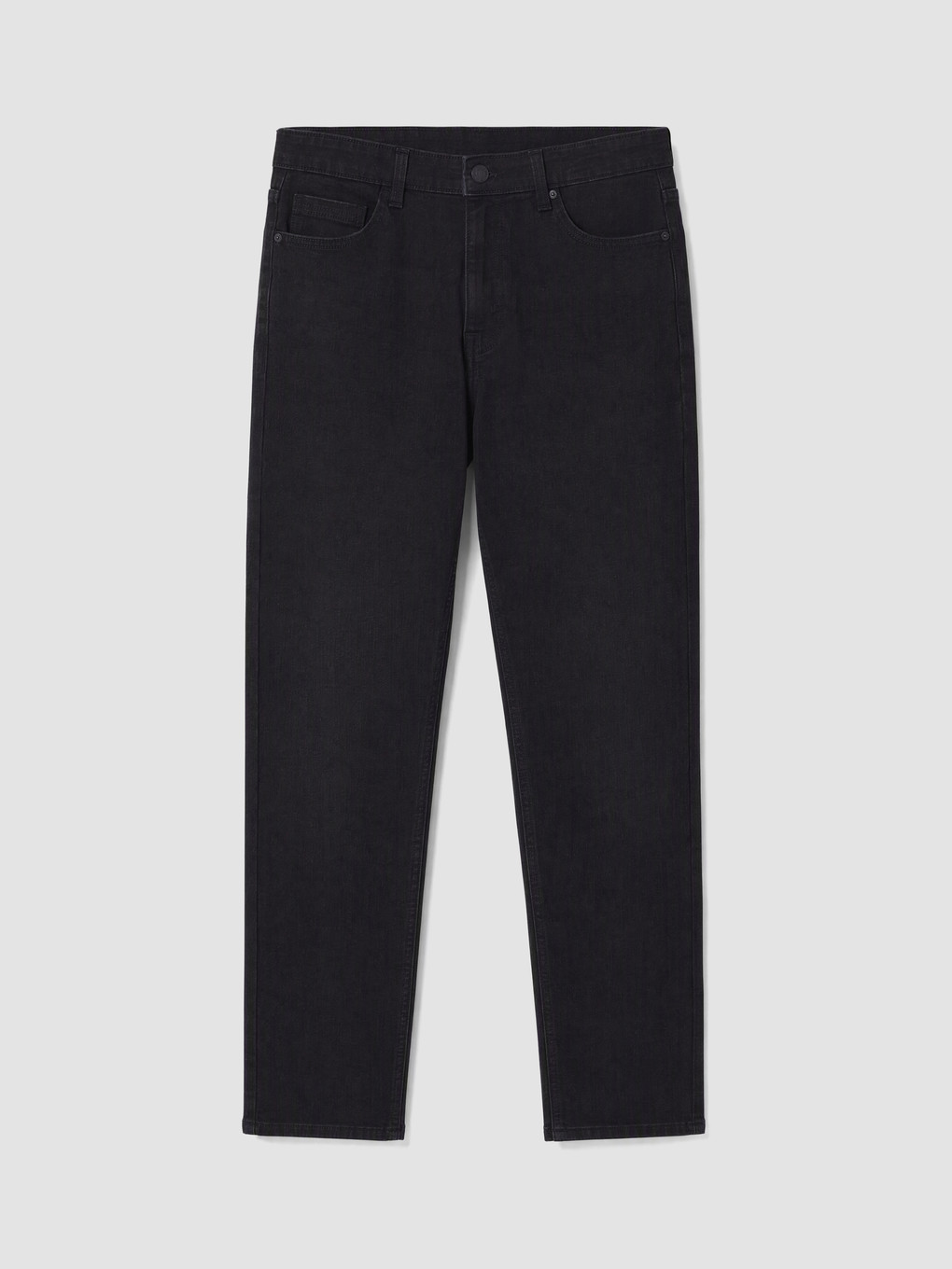 Siyah Regular Fit Esnek Kumaş Jean-3
