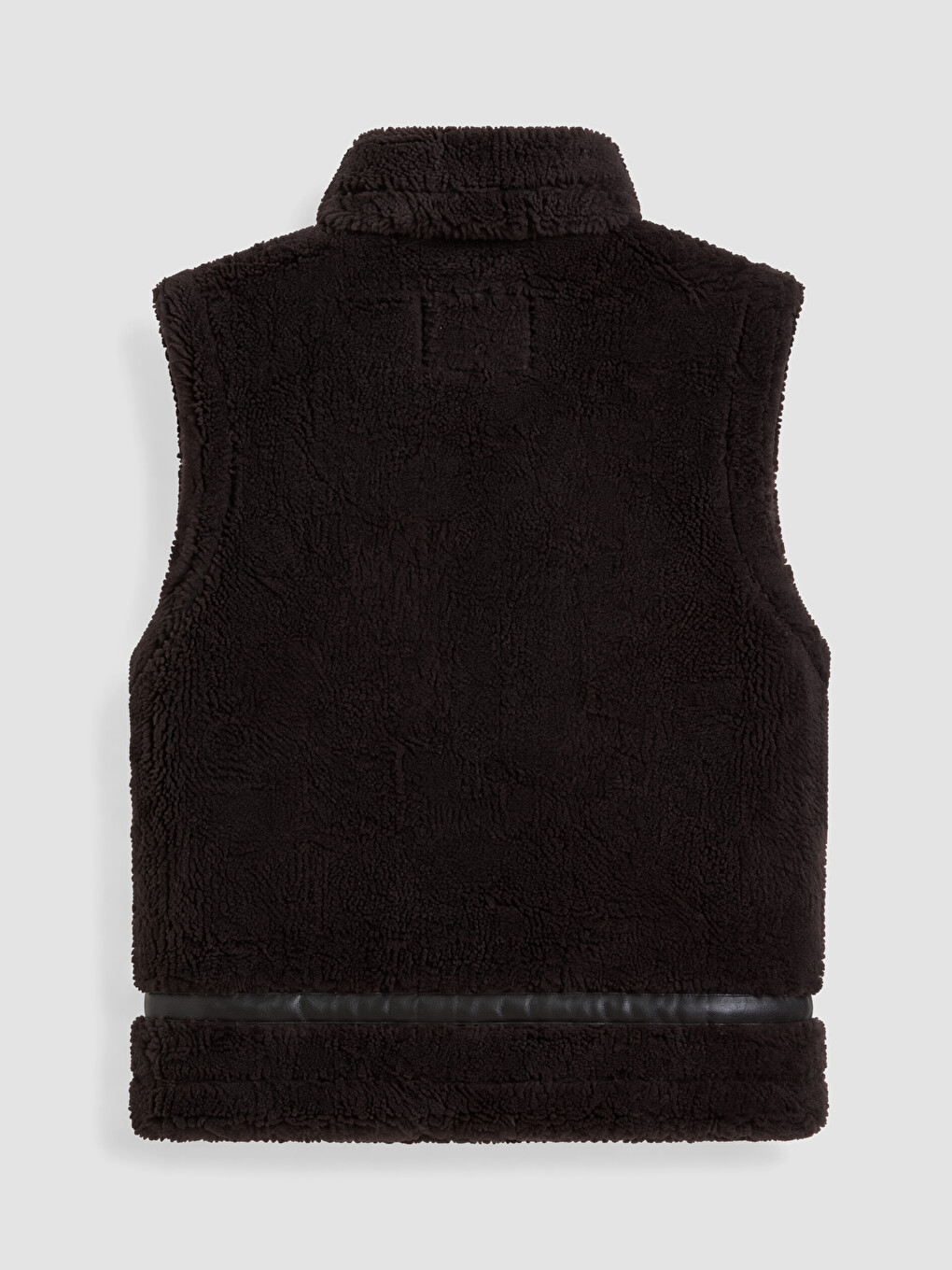 Mock Neck Women's Fur Gilet-5