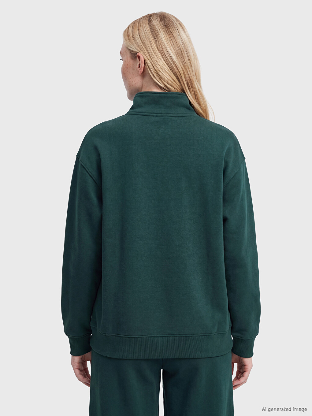 Femër Jeshil Sweatshirt-3