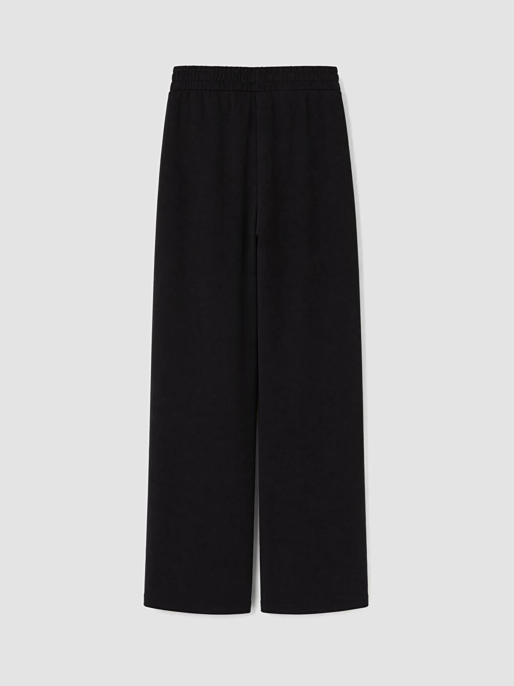 Scuba Fabric Wide Leg Women's Sweatpants-5