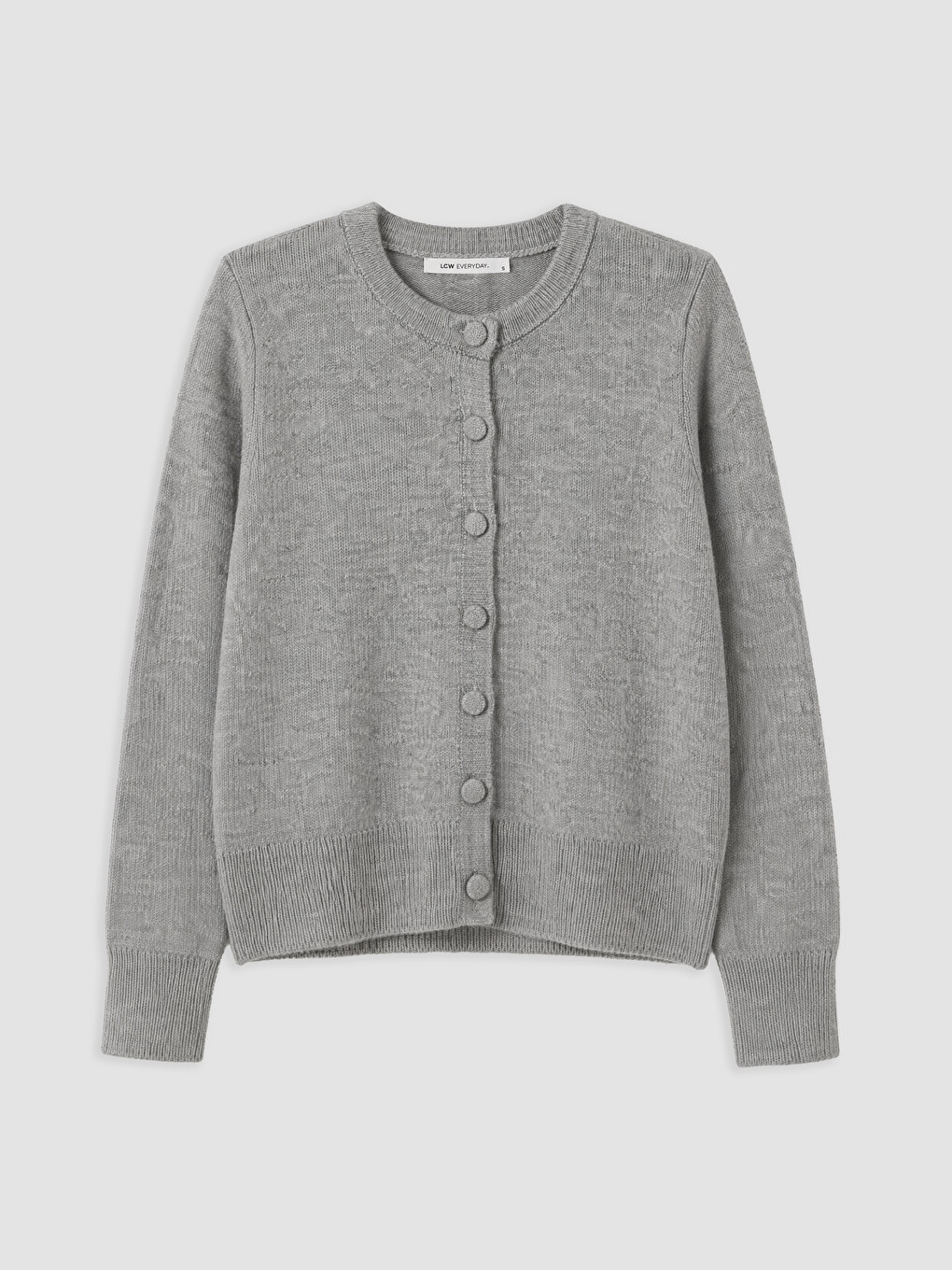 Crew Neck Women's Knitwear Cardigan-4