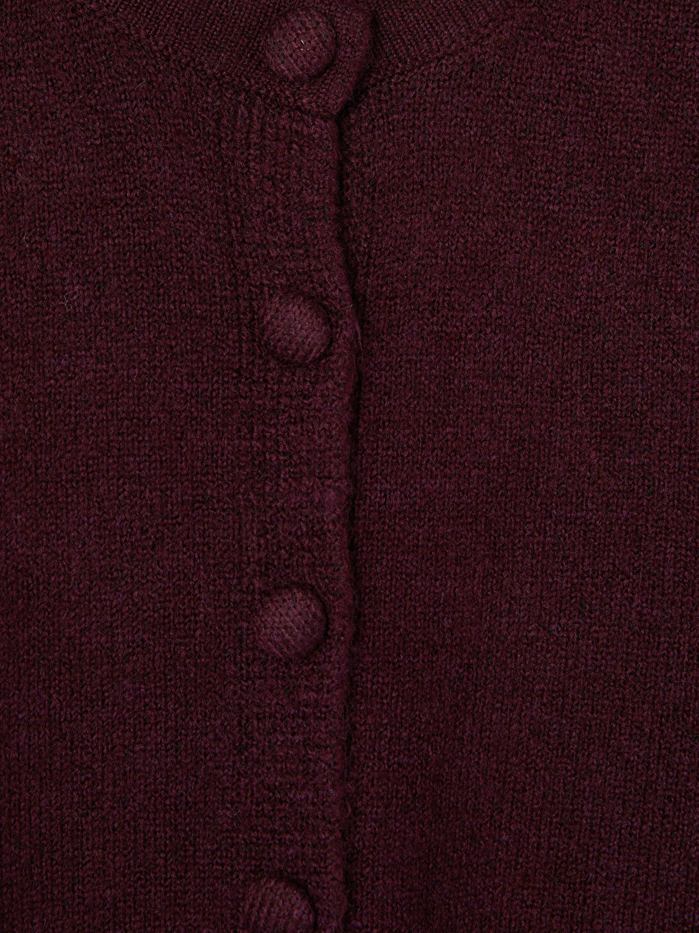 Cardigan Tricotat Cu Guler Rotund Pentru Femei-6