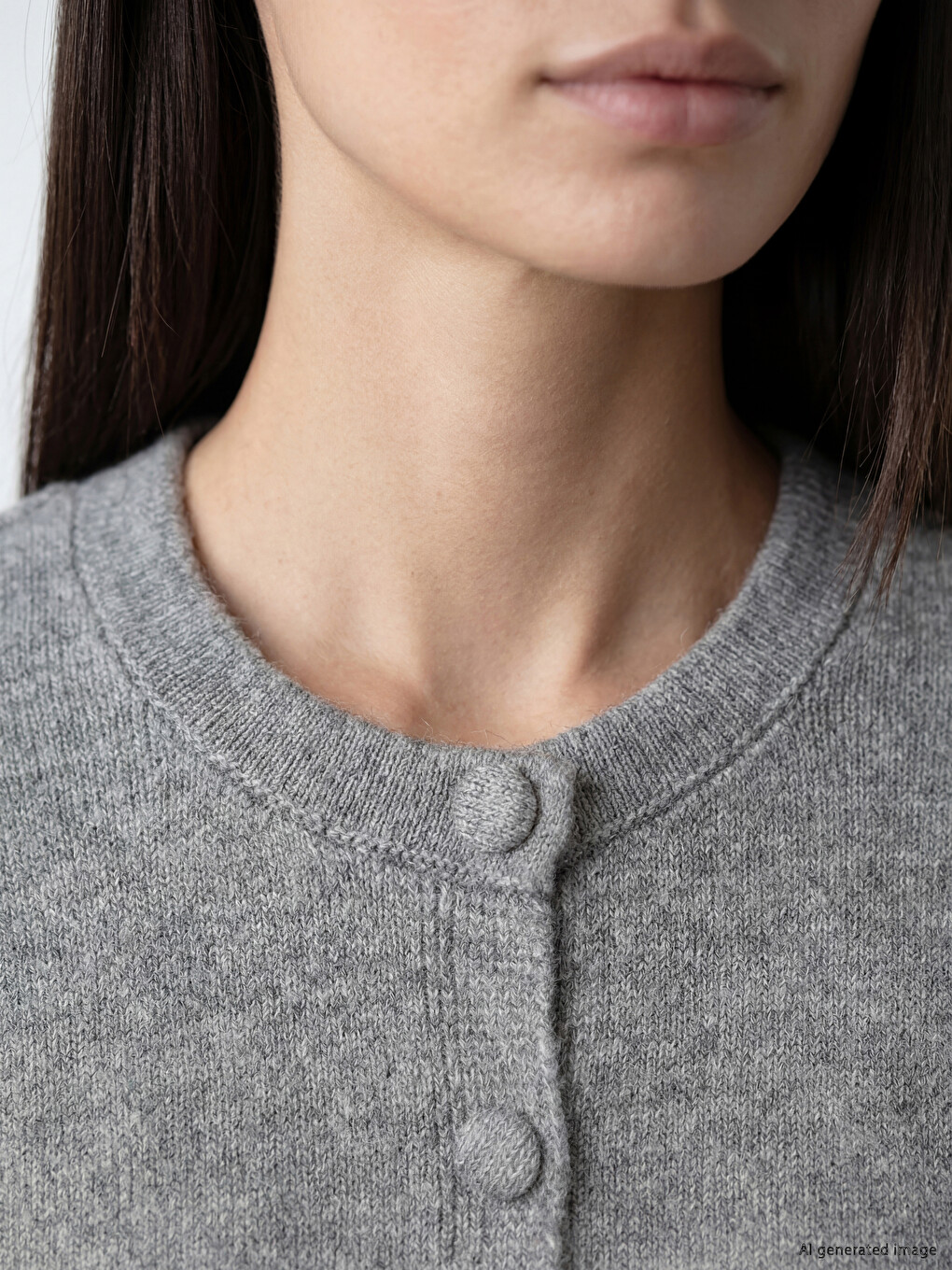 Crew Neck Women's Knitwear Cardigan-2
