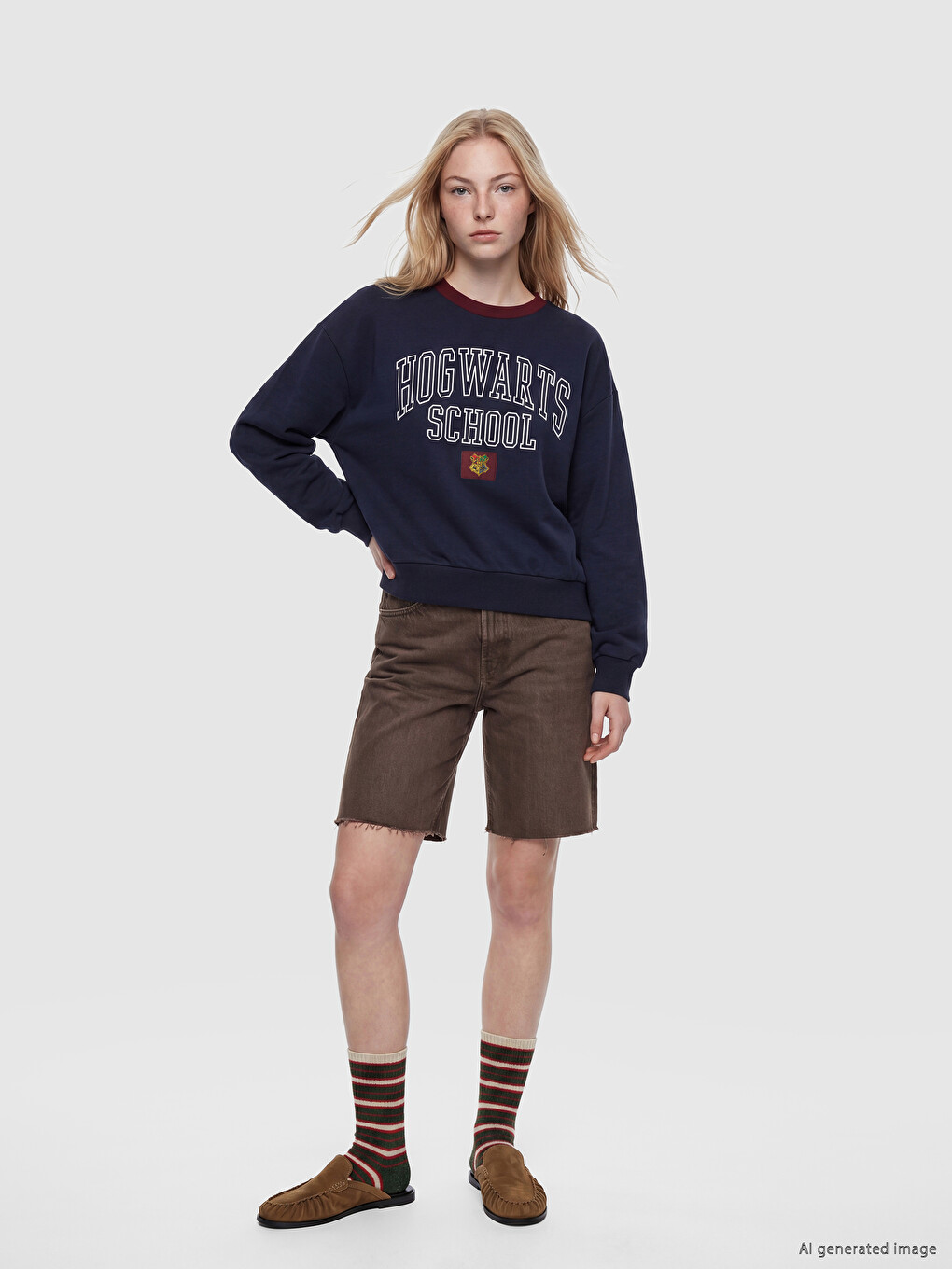 Harry Potter Printed Women's Sweatshirt-1