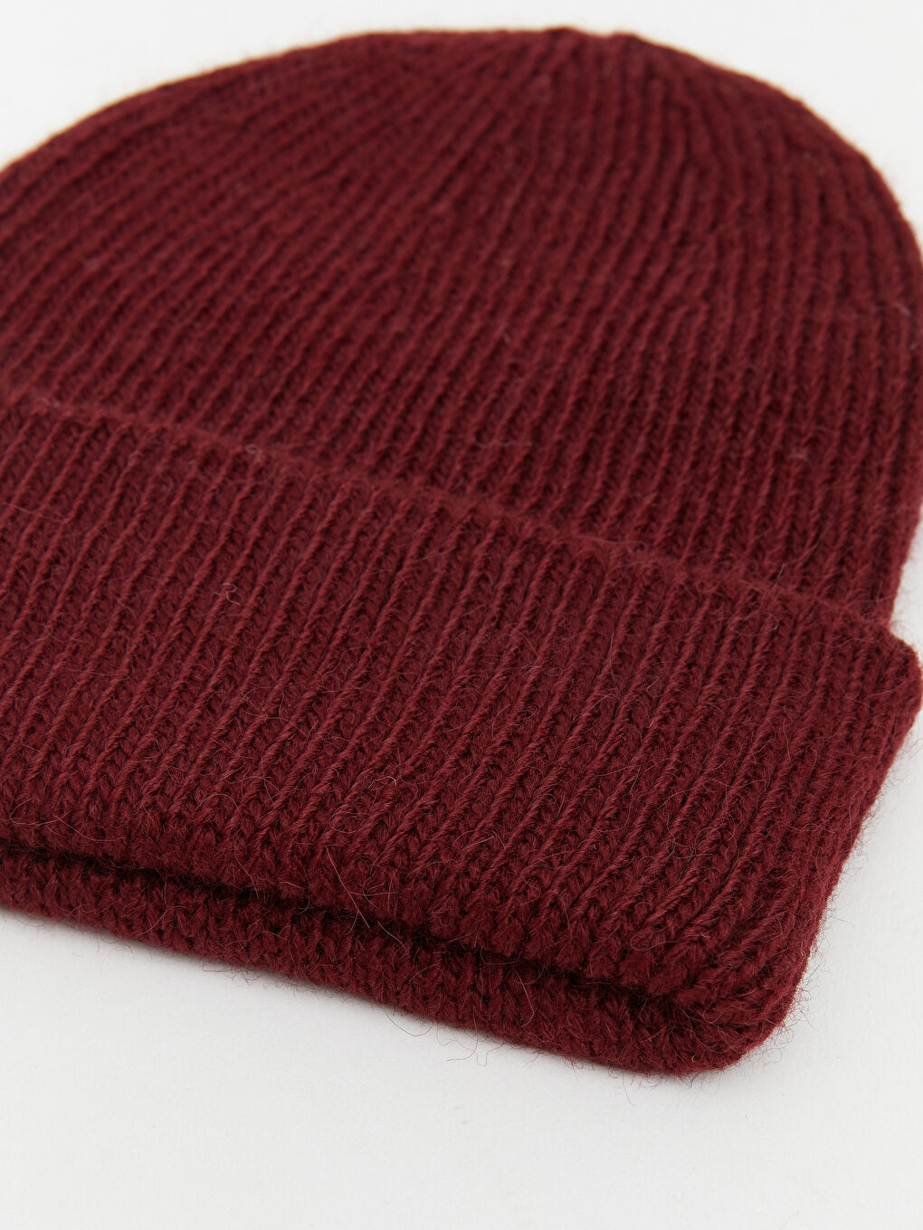 Bordo Kız Çocuk Triko Bere-2