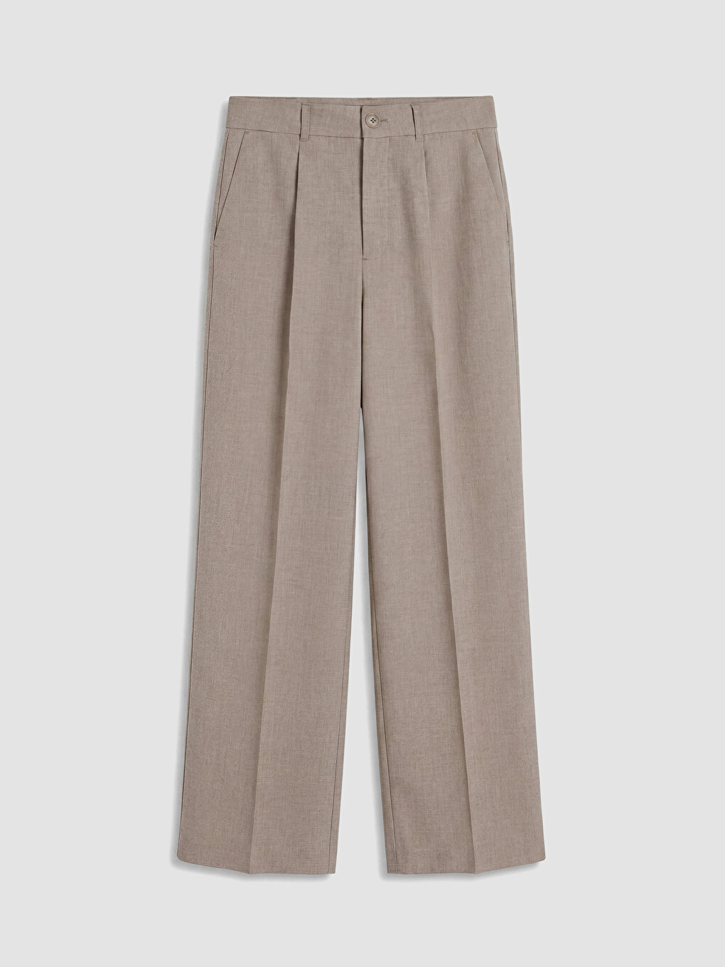 Wide Leg Women's Trousers-4