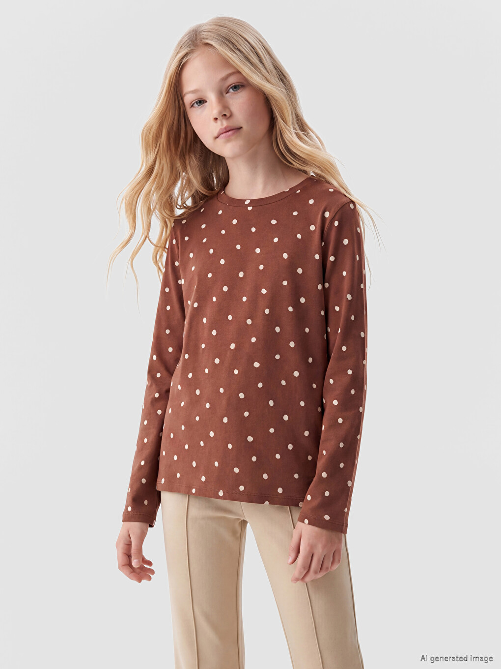 Crew Neck Girls' 2 Pack T-shirt-1
