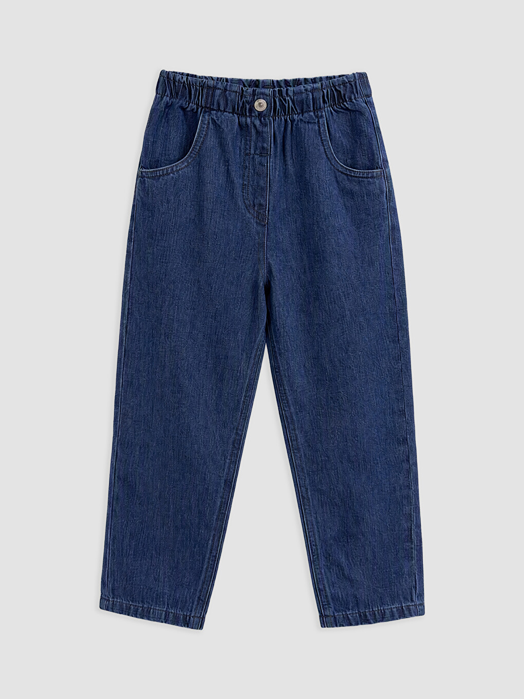 Regular Fit Embroidered Girls' Jean