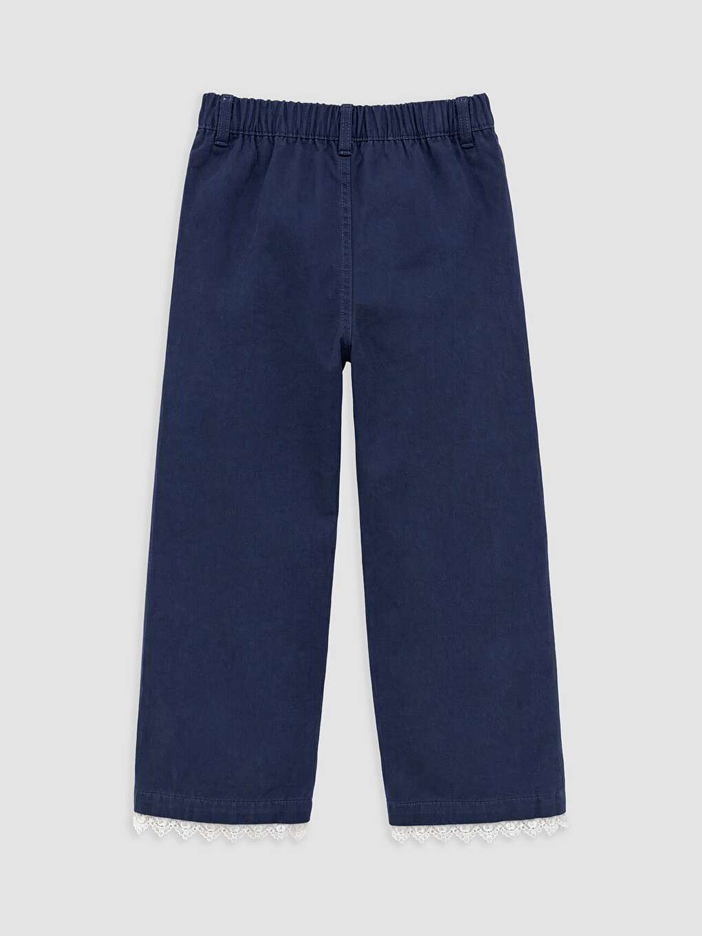 Regular Fit Girls' Gabardine Trousers-1