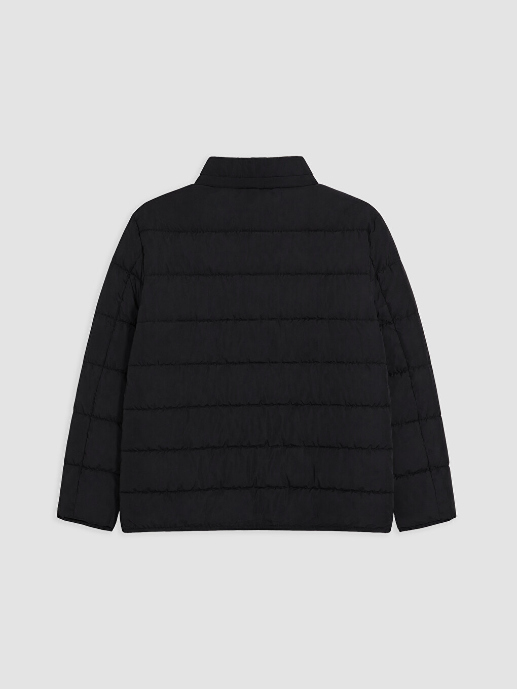 Man Black Puffer Coat-5