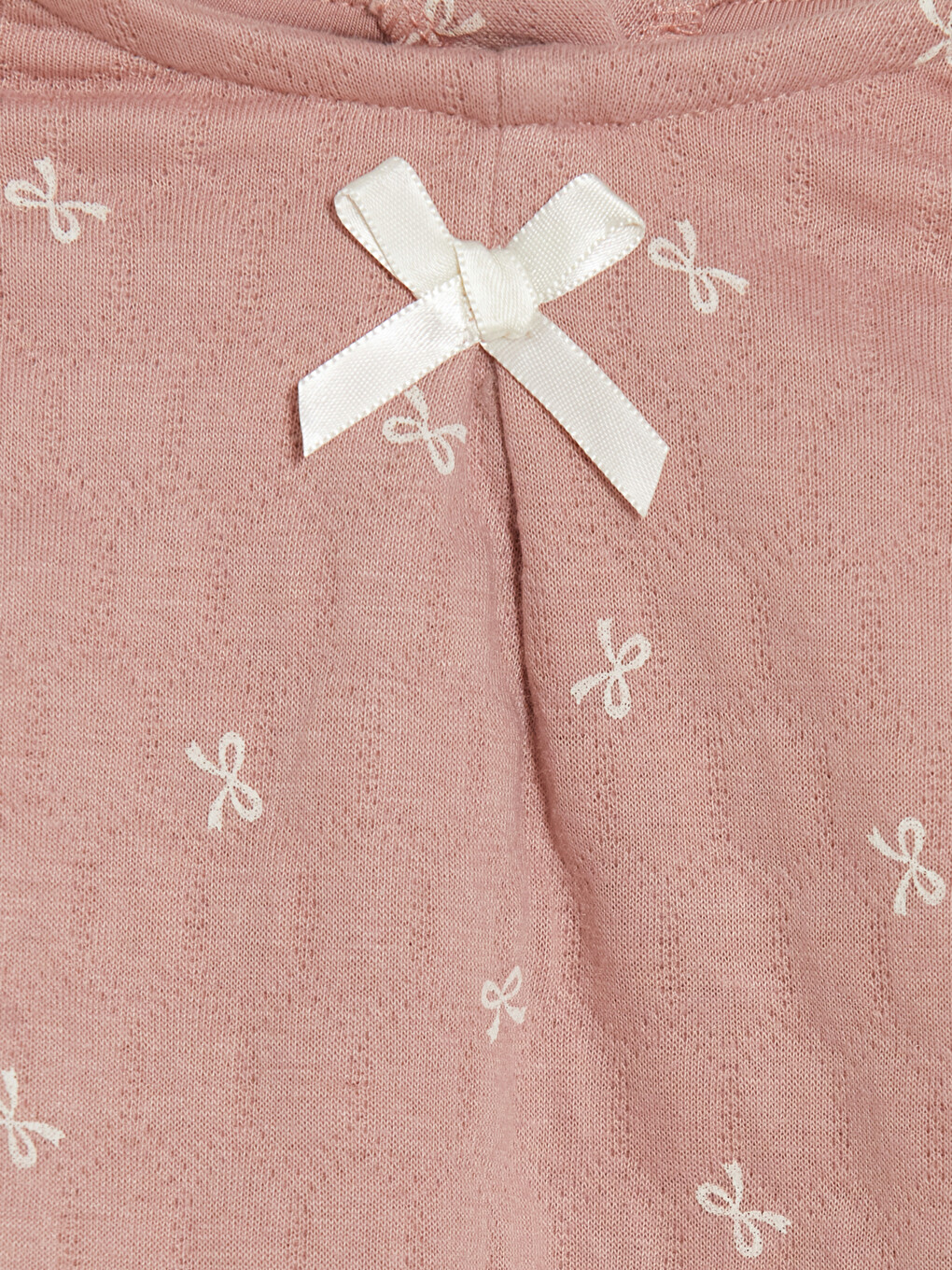 Bow Patterned Baby Girls' Dress Set-2