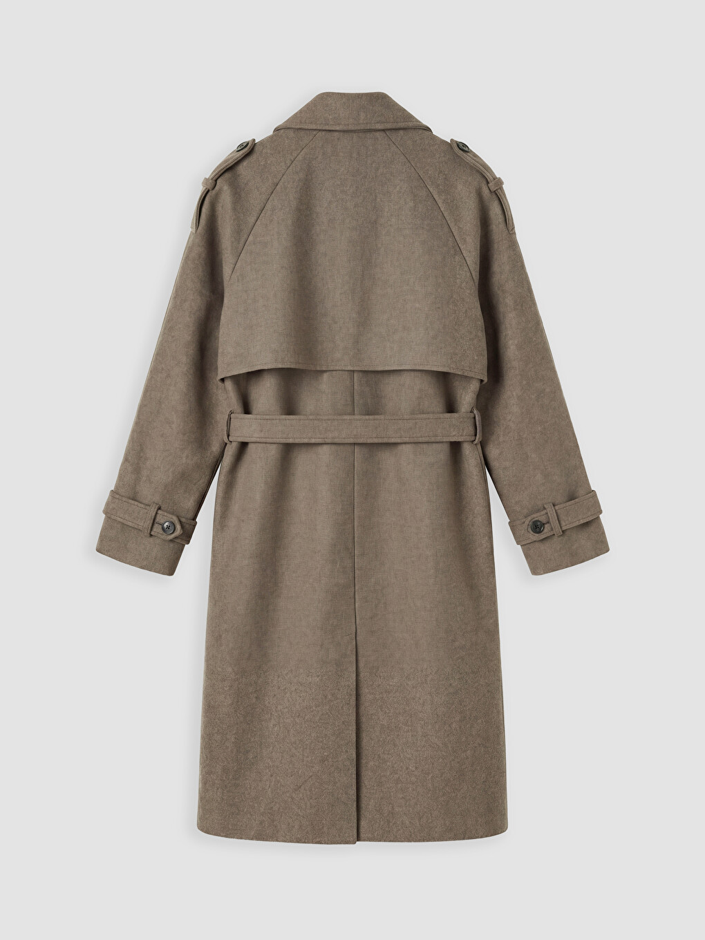 Double Breasted Collar Women's Cachet Overcoat-7