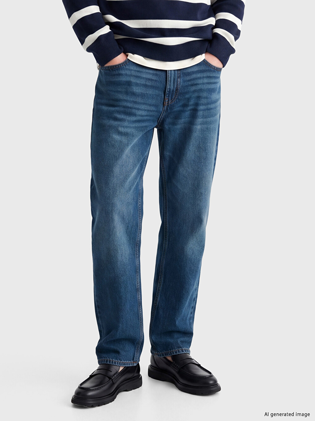 Man Indigo Jeans-1