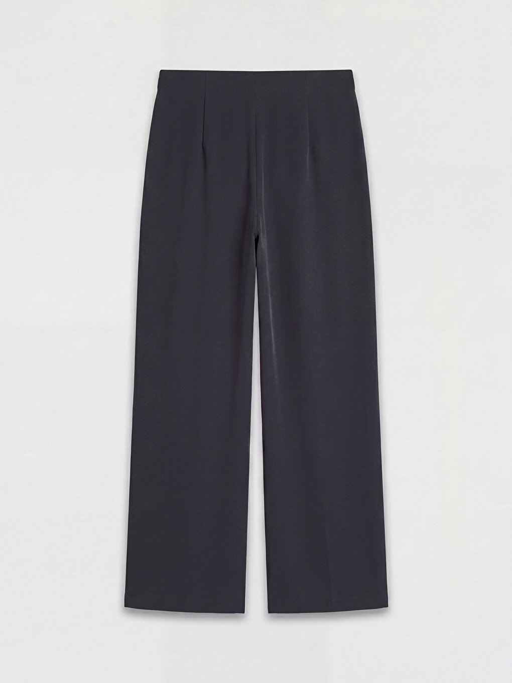 Pleated Wide Leg Women's Trousers-5