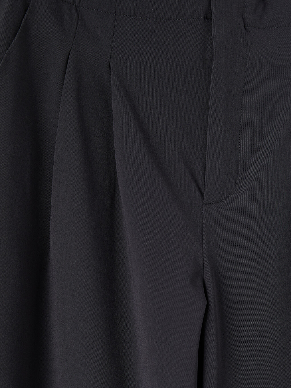 Pleated Wide Leg Women's Trousers-6